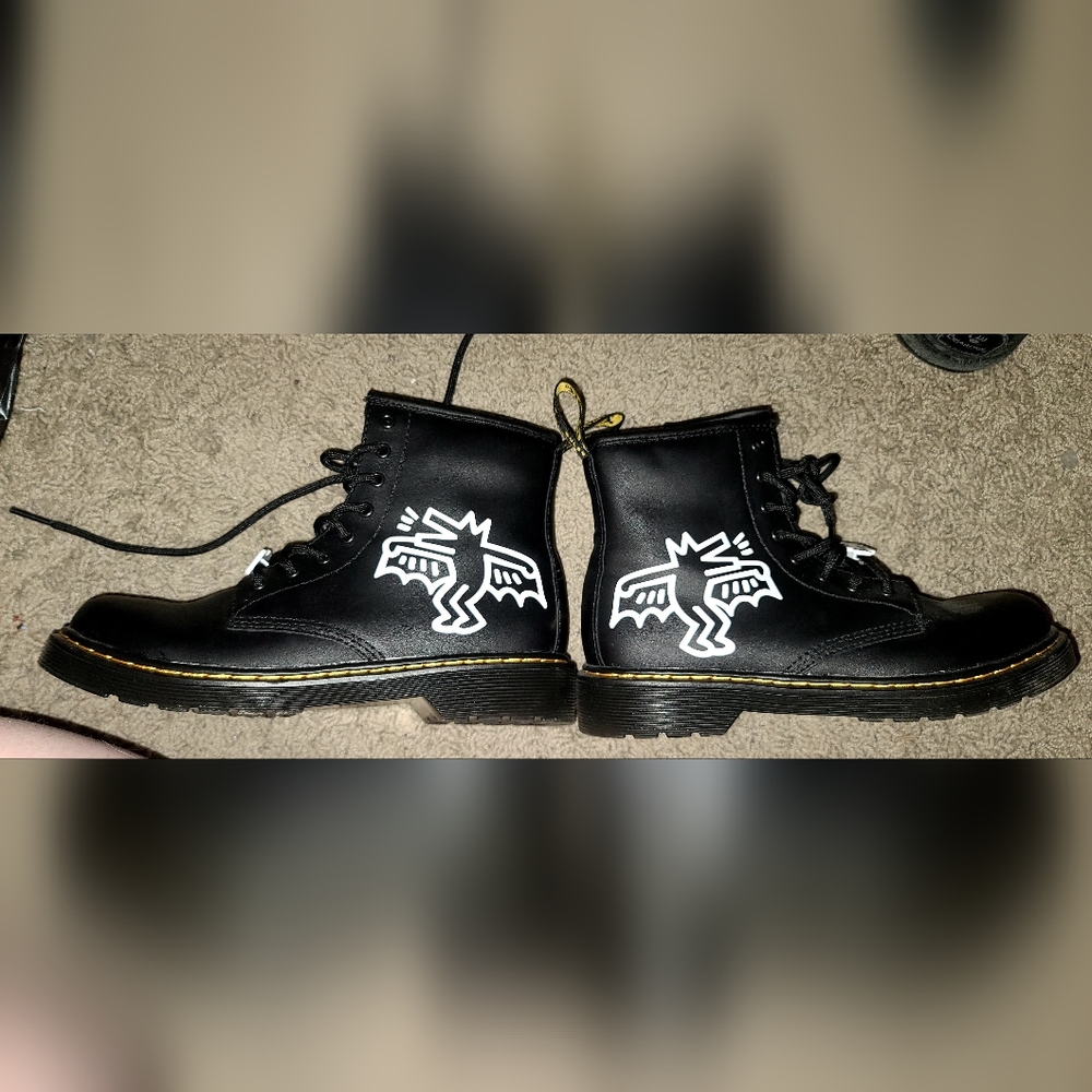 Limited edition Keith Haring Doc Martens zip up